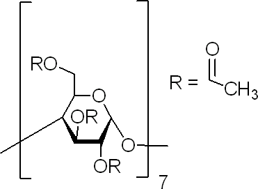 Triacetyl-β-cyclodextrin Structure,23739-88-0Structure