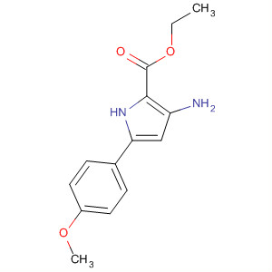 Ethyl 3-amino-5-(4-methoxyphenyl)-1h-pyrrole-2-carboxylate Structure,237435-41-5Structure