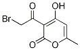 3-(2-Bromoacetyl)-4-hydroxy-6-methyl-2h-pyran-2-one Structure,23754-53-2Structure