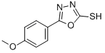 5-(4-Methoxyphenyl)-1,3,4-oxadiazole-2-thiol Structure,23766-26-9Structure