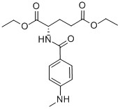 Diethyl n-(4-methylaminobenzoyl)-l-glutamate Structure,2378-95-2Structure