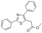 Methyl 2,4-diphenyl-5-thiazoleacetate Structure,23821-92-3Structure