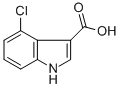 4-Chloroindole-3-carboxylic acid Structure,23872-36-8Structure