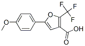 5-(4-Methoxyphenyl)-2-(trifluoromethyl)-3-furoic acid Structure,239080-02-5Structure