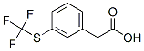 3-(Trifluoromethylthio)phenylacetic acid Structure,239080-04-7Structure