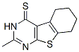 2-Methyl-3,4,5,6,7,8-hexahydrobenzo[4,5]thieno[2,3-d]pyrimidine-4-thione Structure,23922-04-5Structure