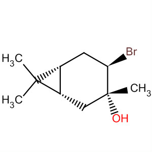 (1S,3r,4r,6r)-4-bromo-3,7,7-trimethylbicyclo[4.1.0]heptan-3-ol Structure,23957-97-3Structure