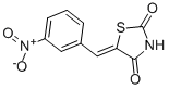 5-[(3-Nitrophenyl)methylene]-1,3-thiazolane-2,4-dione Structure,24044-52-8Structure