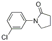 1-(3-Chlorophenyl)pyrrolidin-2-one Structure,24051-35-2Structure