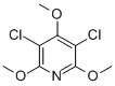 3,5-Dichloro-2,4,6-trimethoxypyridine Structure,2412-97-7Structure