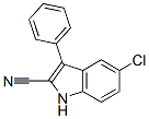 5-Chloro-3-phenyl-1H-indole-2-carbonitrile Structure,24139-17-1Structure