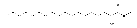 Methyl 2-hydroxyoctadecanoate Structure,2420-35-1Structure