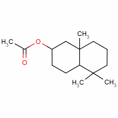 2-Naphthalenol, decahydro-5,5,8a-trimethyl-, acetate Structure,24238-95-7Structure