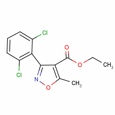 Ethyl 3-(2,6-dichlorophenyl)-5-methylisoxazole-4-carboxylate Structure,24248-21-3Structure