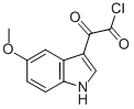 5-Methoxy-alpha-oxo-1h-indole-3-acetyl chloride Structure,2426-19-9Structure