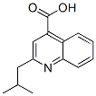 4-Quinolinecarboxylic acid, 2-(2-methylpropyl)- Structure,24260-31-9Structure