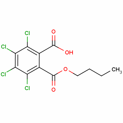 Butyl Hydrogen Tetrachlorophthalate Structure,24261-19-6Structure