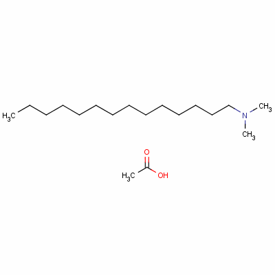 1-Tetradecanamine, n,n-dimethyl-, acetate Structure,24287-35-2Structure