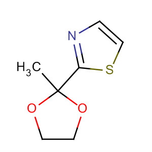 2-(2-Methyl-1,3-dioxolan-2-yl)thiazole Structure,24295-06-5Structure