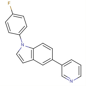 1-(4-Fluorophenyl)-5-(3-pyridyl)-1h-indole Structure,243467-77-8Structure