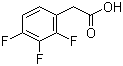 2,3,4-Trifluorophenylacetic acid Structure,243666-12-8Structure