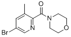 (5-Bromo-3-methylpyridin-2-yl)(morpholino)methanone Structure,244139-60-4Structure