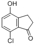 7-Chloro-2,3-dihydro-4-hydroxy-1h-inden-1-one Structure,24425-39-6Structure