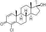 4-Chlordehydromethyltestosterone Structure,2446-23-3Structure