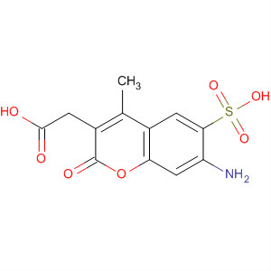 2H-1-benzopyran-3-acetic acid, 7-amino-4-methyl-2-oxo-6-sulfo- Structure,244636-14-4Structure