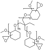 Poly[(2-oxiranyl)-1,2-cyclohexanediol] 2-ethyl-2-(hydroxymethyl)-1,3-propanediol ether (3:1) Structure,244772-00-7Structure