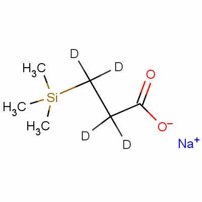 3-(Trimethylsilyl)propionic acid-d4 sodium salt Structure,24493-21-8Structure