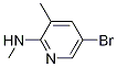 5-Bromo-n,3-dimethylpyridin-2-amine Structure,245765-66-6Structure