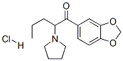 1-(3’,4’-Methylenedioxyphenyl)-2-pyrrolidino-1-pentanone hydrochloride Structure,24622-62-6Structure