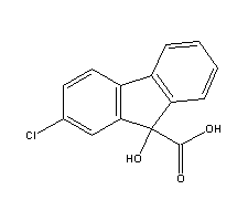 Chlorflurecol Structure,2464-37-1Structure