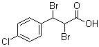 2,3-Dibromo-3-(4-chlorophenyl)propanoic acid Structure,24653-99-4Structure