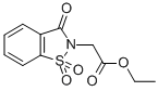 Ethyl 2,3-dihydro-3-oxo-1,2-benzisothiazole-2-acetate-1,1-dioxide Structure,24683-20-3Structure