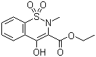 Ethyl 4-hydroxy-2-methyl-2H-1,2-benzothiazine-3-carboxylate 1,1-dioxide Structure,24683-26-9Structure