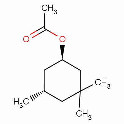 Cyclohexanol,3,3,5-trimethyl-, 1-acetate, (1r,5s)-rel- Structure,24691-18-7Structure