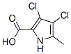 3,4-Dichloro-5-methylpyrrole-2-carboxylic acid Structure,24691-30-3Structure