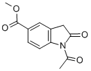 1-Acetyl-2-oxo-2,3-dihydro-1h-indole-5-carboxylic acid methyl ester Structure,247082-83-3Structure