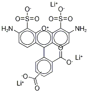 4,5-Disulfo rhodamine-123 dicarboxylic acid lithium salt (mixture of isomers) Structure,247144-99-6Structure