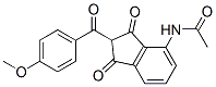 N-[2,3-dihydro-2-(4-methoxybenzoyl)-1,3-dioxo-1h-inden-4-yl]acetamide Structure,247149-95-7Structure