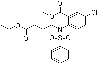 Methyl 5-chloro-2-(n-(4-ethoxy-4-oxobutyl)-4-methylphenylsulfonamido)benzoate Structure,247237-43-0Structure