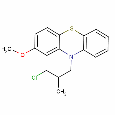 10-(3-Chloro-2-methylpropyl)-2-methoxy phenothiazine Structure,24724-55-8Structure