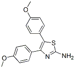 4,5-Bis-(4-methoxy-phenyl)-thiazol-2-ylamine Structure,24827-38-1Structure