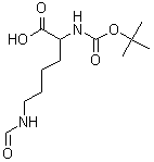 Boc-lys(for)-oh Structure,2483-47-8Structure