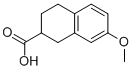 7-Methoxy-1,2,3,4-tetrahydro-naphthalene-2-carboxylicacid Structure,24833-31-6Structure