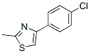 4-(4-Chloro-phenyl)-2-methyl-thiazole Structure,24840-75-3Structure