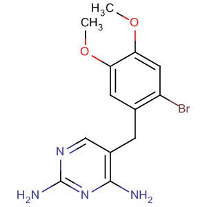 5-(2-Bromo-4,5-dimethoxy-benzyl)-pyrimidine-2,4-diamine Structure,24849-83-0Structure