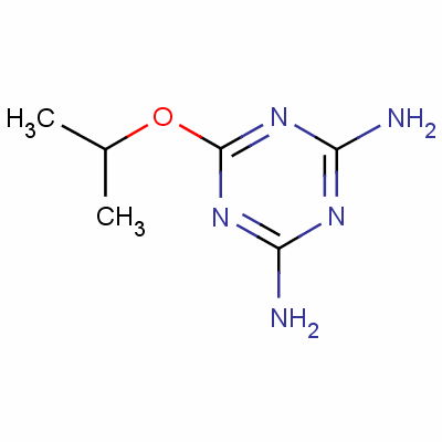 2,4-Diamino-6-isopropoxy-1,3,5-triazine Structure,24860-40-0Structure